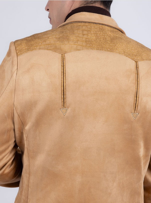 Pureline Suede Curry color  Western Blazer