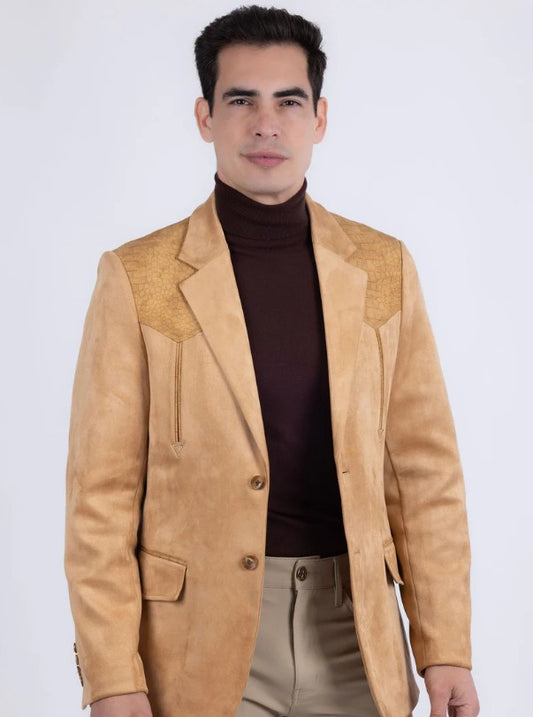 Pureline Suede Curry color  Western Blazer
