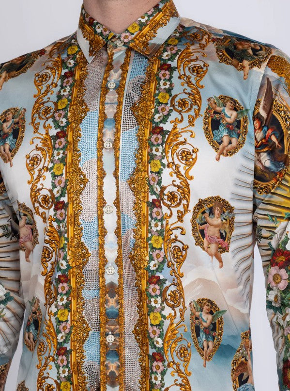Our Lady of Guadalupe Rhinestone Long Sleeve Shirt